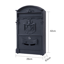 Outdoor Retro Vintage European Aluminum Diecast Wall Mounted Mail Box Post Box Secure Letterbox