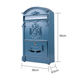 Outdoor Retro Vintage European Aluminum Diecast Wall Mounted Mail Box Post Box Secure Letterbox