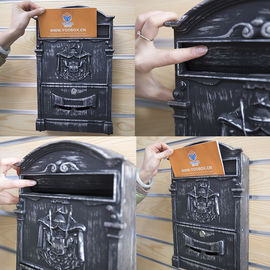 Outdoor Retro Vintage European Aluminum Diecast Wall Mounted Mail Box Post Box Secure Letterbox
