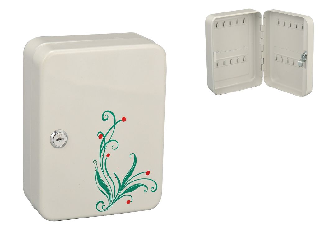 8 Inch High Portability 20 position Wall mounted Solid Steel Key Cabinet Storage Safes With 2 Keys